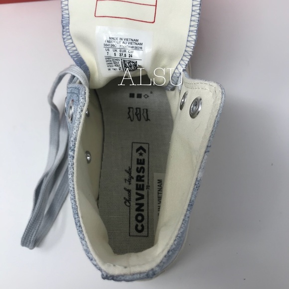 Converse Chuck 70 HI Canvas Indigo Fog W AUTHENTIC - Picture 7 of 7